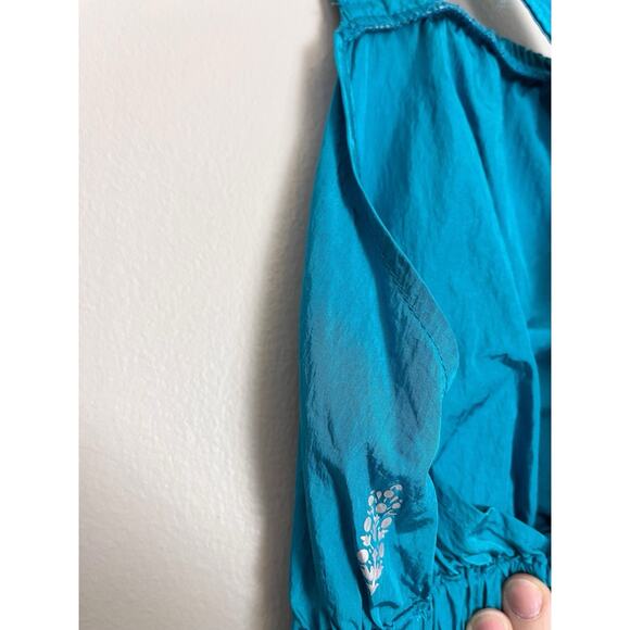 Free People Movement Women's Blue Crop Top Sleeveless Size Small - Picture 4 of 6